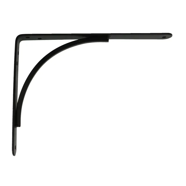 Amig squadretta mensola 150x125 mm nera 105 kg