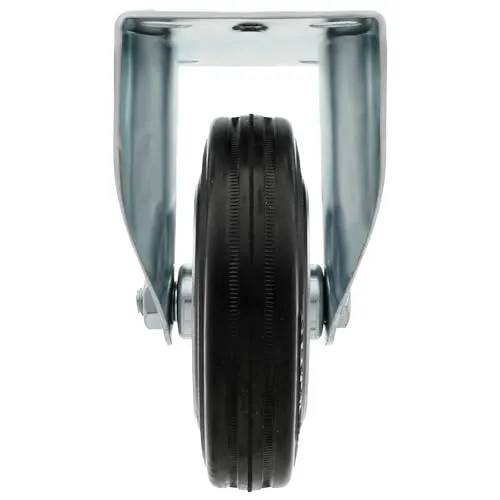 Amig Set 4 Ruote Fisse 80 mm Gomma 70 Kg Nere