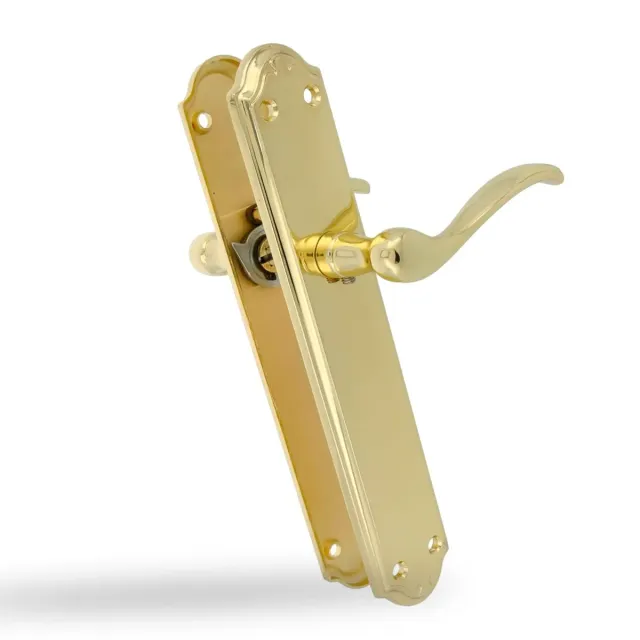 Amig Set Maniglia con Placca Oro 248 mm Porte Interne