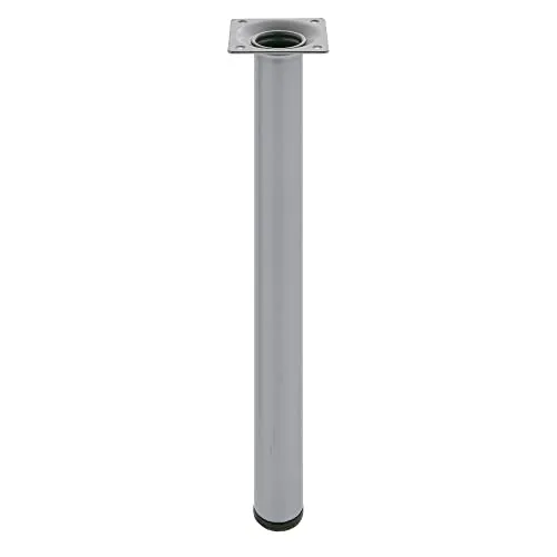 Amig Gamba Rotonda 30x500 mm Acciaio Argento con Viti