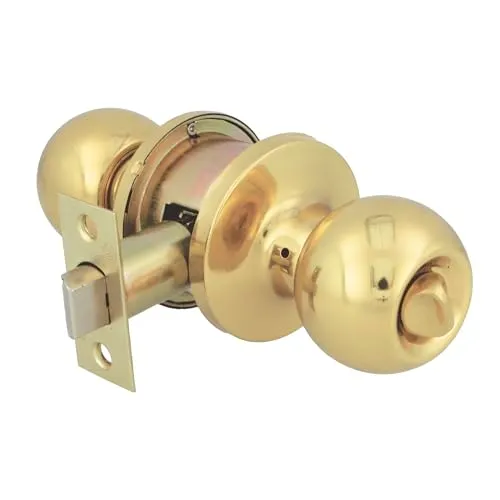 Amig set maniglie a sfera ottone dorato privacy