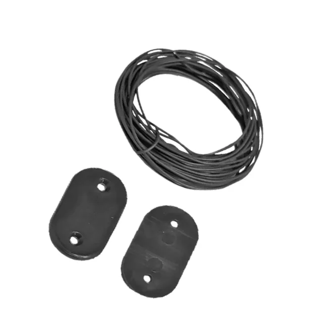 Ribimex Kit Fissaggio Telone Grigio 30 Piastre + Filo