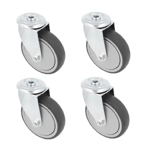 Amig Pack 4 Ruote con Foro Ø100 mm Senza Freno