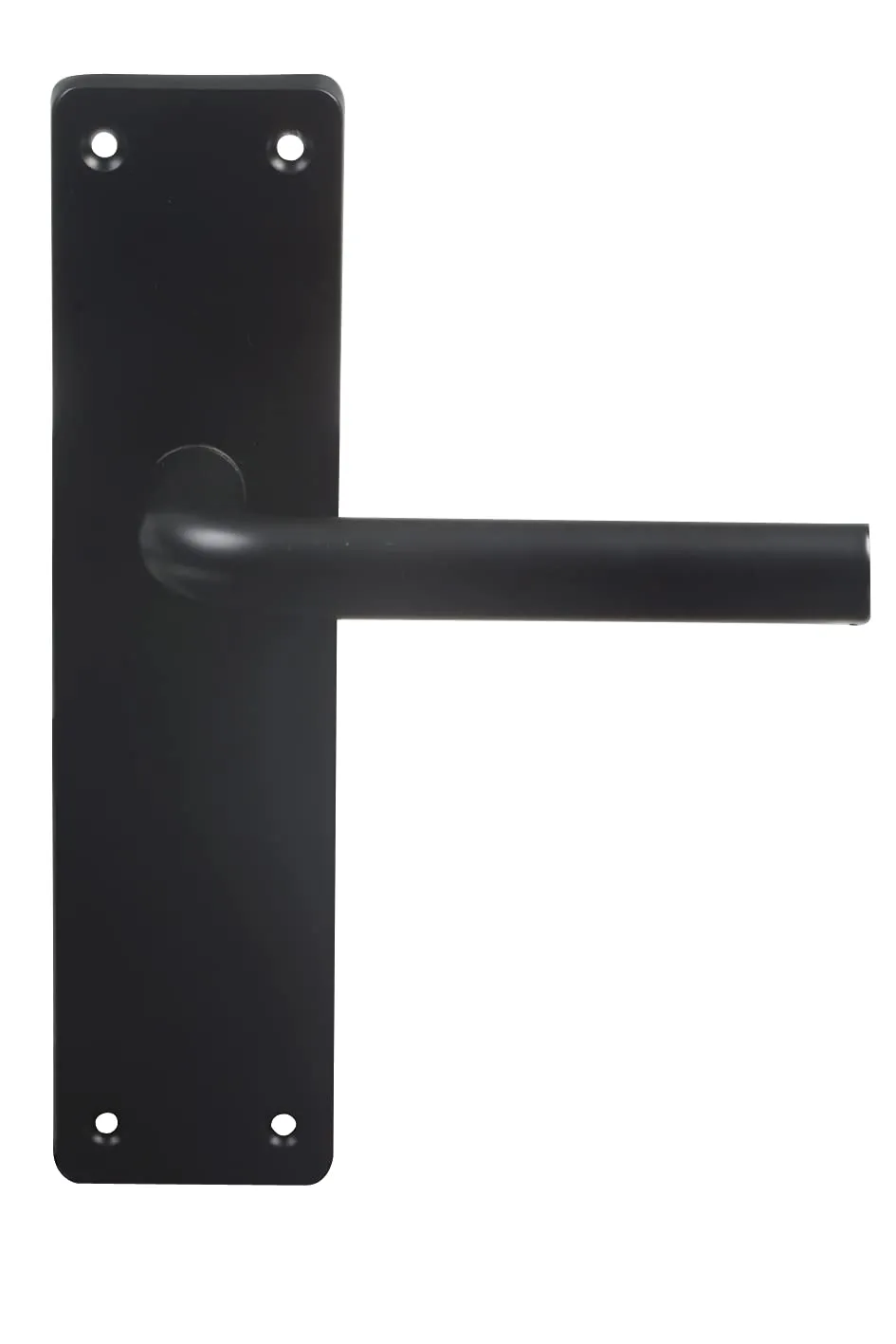 Amig maniglia argento alluminio placca quadra 222x55 mm