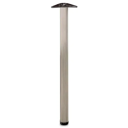 Amig Gamba Tavolo Regolabile 60x870 mm Cromo Opaco