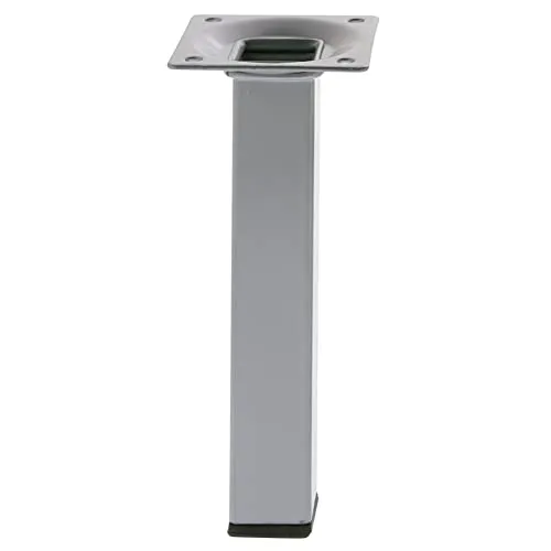 Amig Mod. 3 Gamba Mobile 25x25x600 mm Acciaio Argento