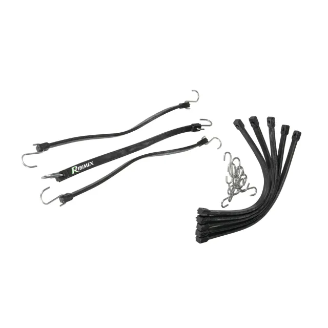 Ribimex PRBT8P set 8 tenditori piatti teloni gomma