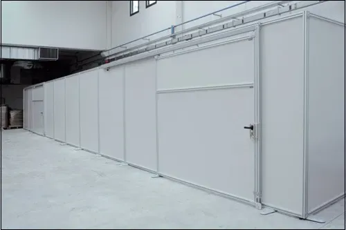 TECNO PIU' sistema perimetrale area lavoro barriera