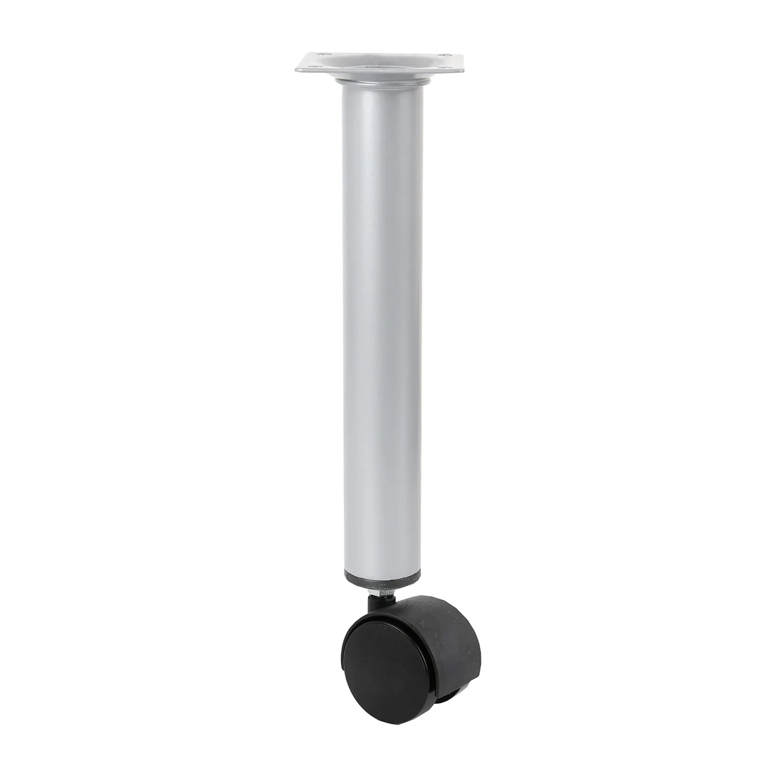 Amig Piedini Mobili Tondi 30x300 mm Argento 4 Pezzi