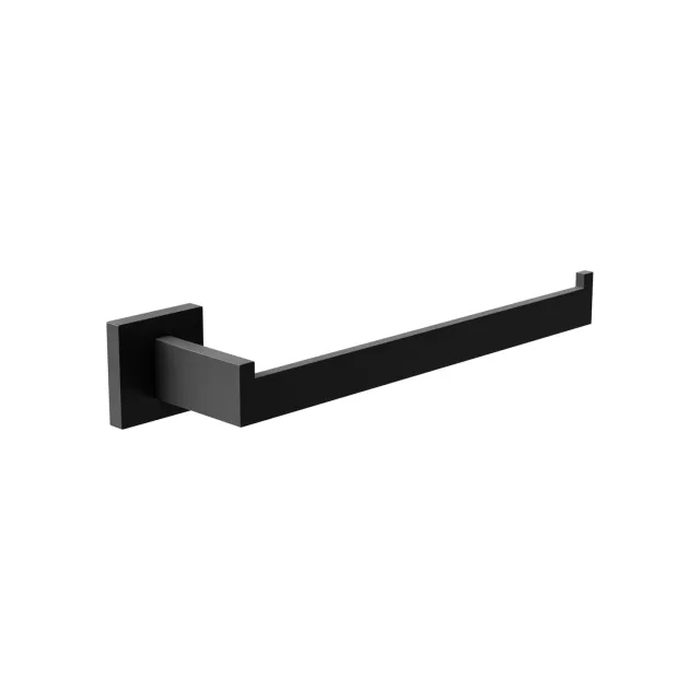 Amig Isla-2 Portasciugamani Parete Nero Opaco 270 mm