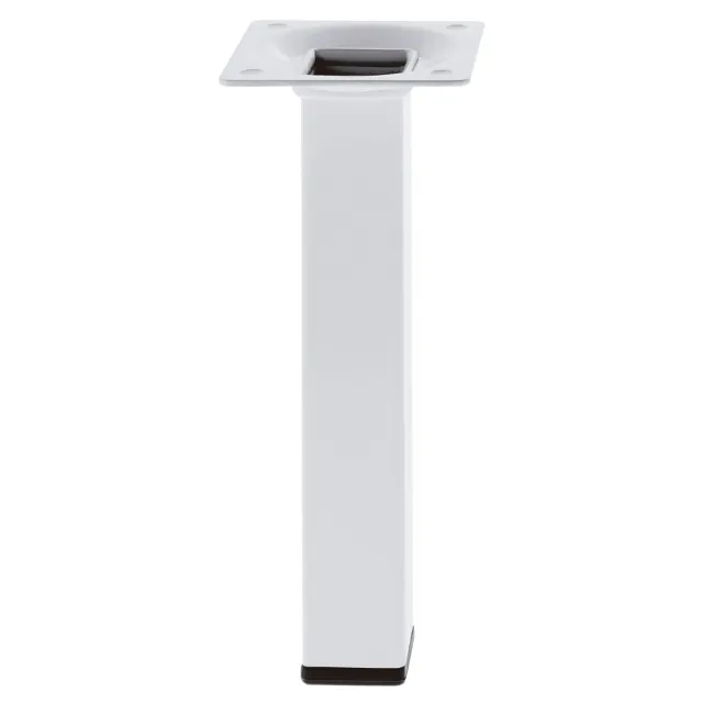 Amig gamba tavolo quadrata acciaio 25x25x100 mm bianca