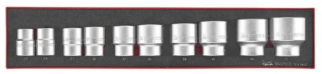 TengTools FOAM set bussole 3/4" 10 pezzi esagonali