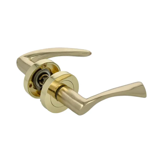 Amig maniglia porta rosetta oro set 2 pezzi