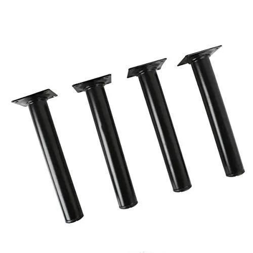 Amig piedini mobili acciaio neri 30x100 mm 4 pz