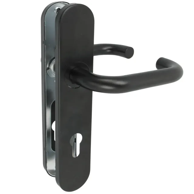 Amig Set Maniglia Placca 245x45 con Bocallave Nera