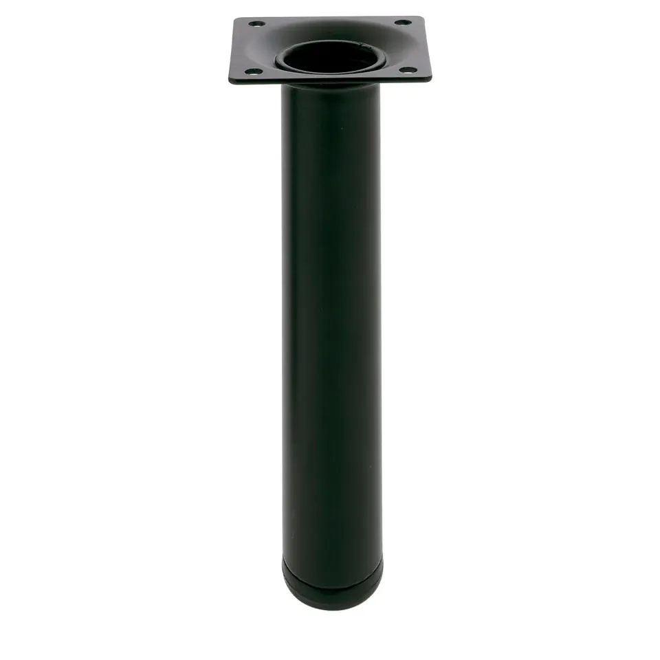 Amig Gamba Rotonda 30x400 mm Acciaio Bianca con Viti