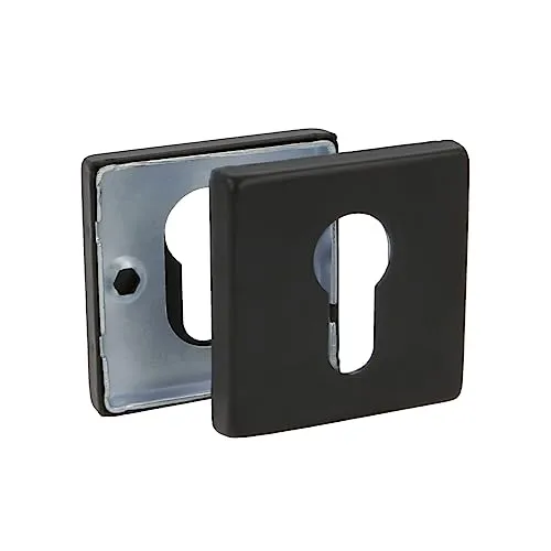 Amig 5RX copri serratura quadro nero 54 mm