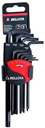 Bellota Set chiavi torx antimanomissione 9 pezzi