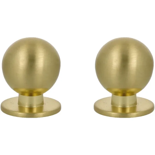 Amig 815 Pomelli Mobili Oro Spazzolato Ø22 mm 2 Pezzi