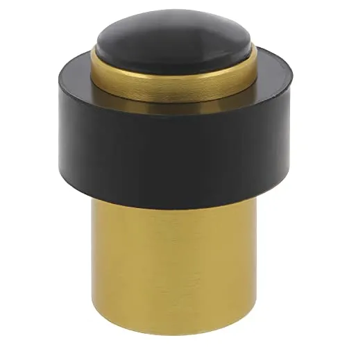 Amig 206 fermaporta pavimento alluminio oro 30x48 mm